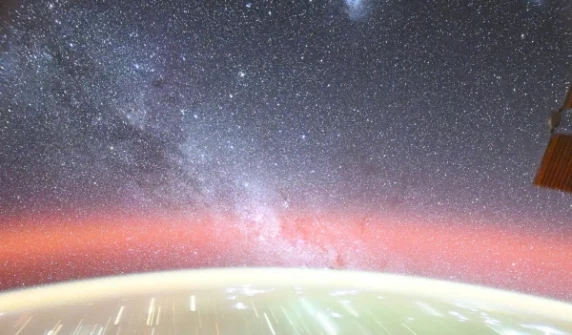 NASA astronaut shares a picture of Earth and 3 galaxies together