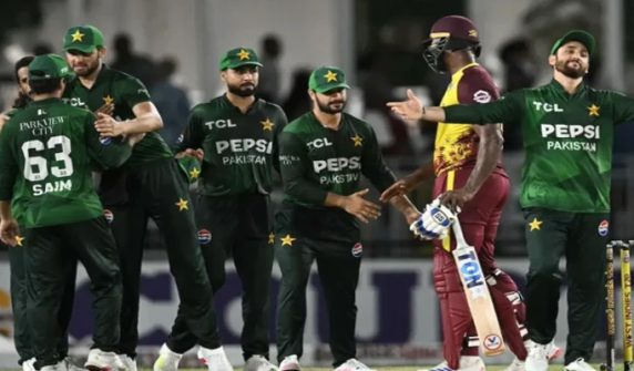 Pakistan defeat West Indies in the third T20I to clinch the series
