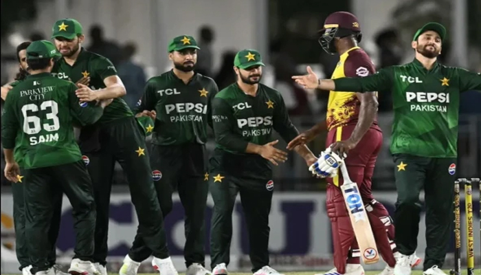 Pakistan defeat West Indies in the third T20I to clinch the series