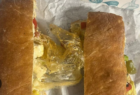 Plastic glove found in sandwich ordered online in Noida