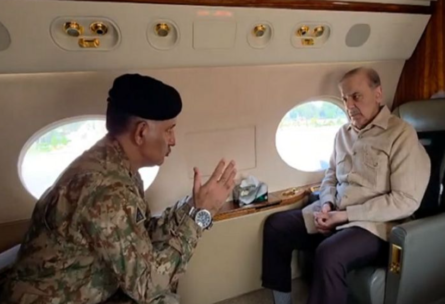 Prime Minister Shehbaz Sharif visits flood-affected areas in Punjab