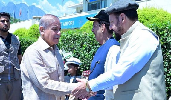 Prime Minister arrives in Gilgit to assess flood damage