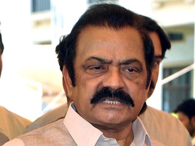 Rana Sanaullah said that if the police stopped him without reason today, then PTI will go to court tomorrow