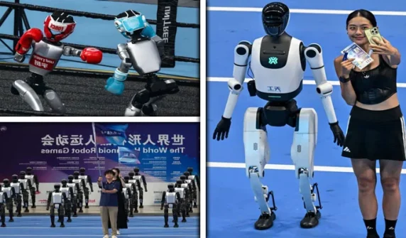 Robot-based sports held in China