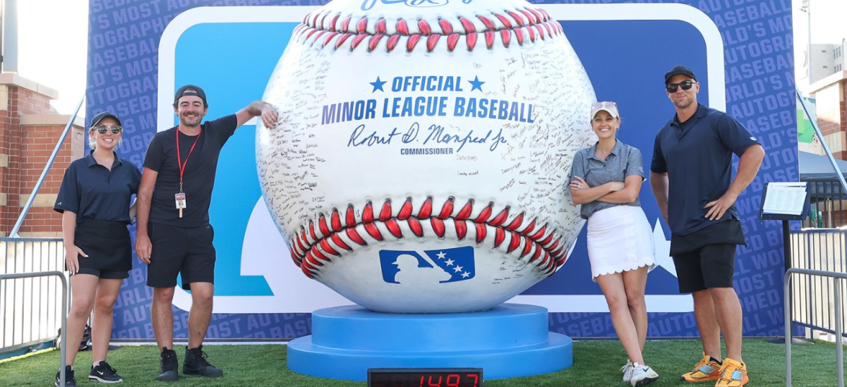 The most autographed baseball in the world