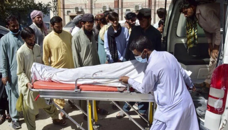 Three people died after a car collided on the Quetta-Karachi highway in Balochistan