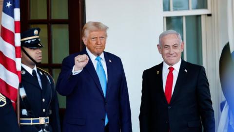 US President Trump leaves the issue of the occupation of Gaza to Israel