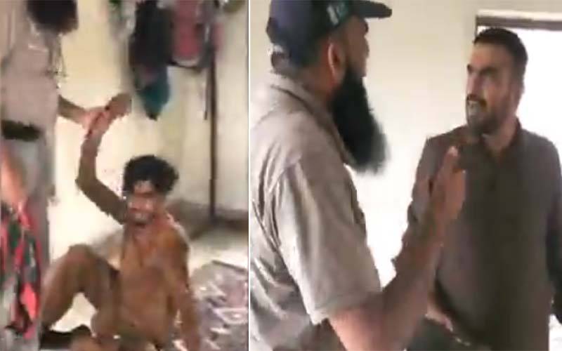 Video of motorway police officer hitting child on head with shoe and abusing him goes viral