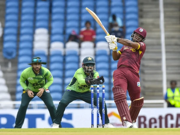 West Indies beat Pakistan by 5 wickets in rain-affected match
