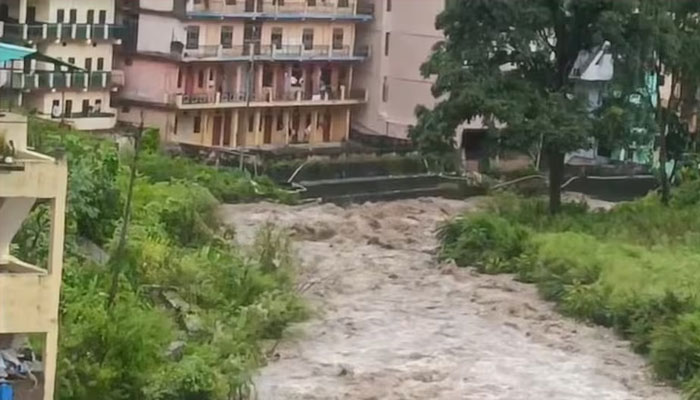 flooding in rivers due to cloudbursts once again in Uttarakhand