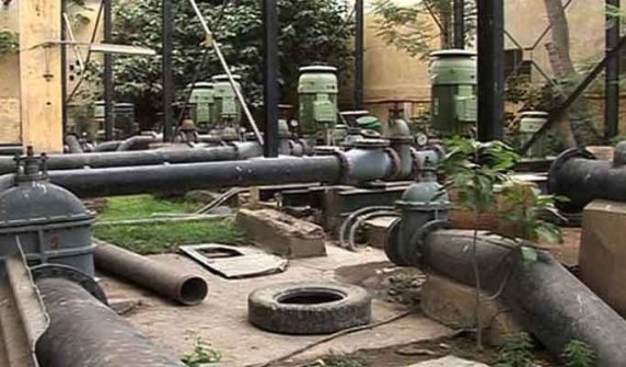 water supply in the city severely affected