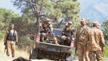 Security forces' operation in Chagai