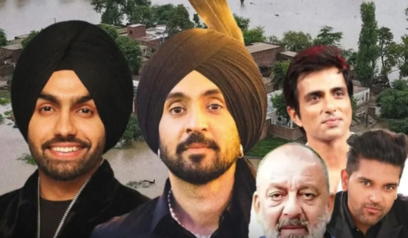 Ami Virk, Guru Randhawa and Sonu Sood are working to help flood victims in Punjab