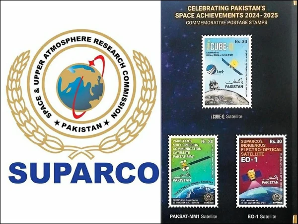 Commemorative stamps released on Suparco Day
