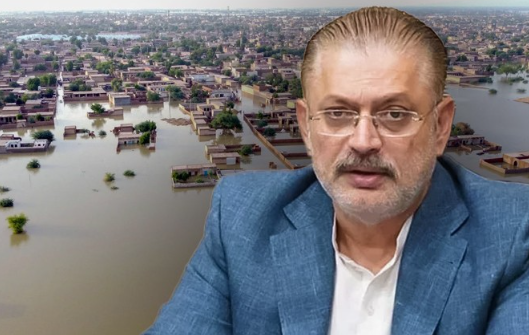 Floodwaters from Punjab and Khyber Pakhtunkhwa are now about to enter Sindh, Sharjeel Memon