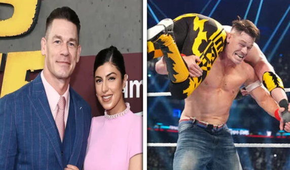 John Cena helped his wife survive by using water collected on the road