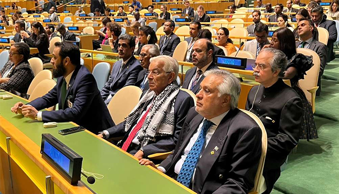 Khawaja Asif expresses solidarity with Palestinians