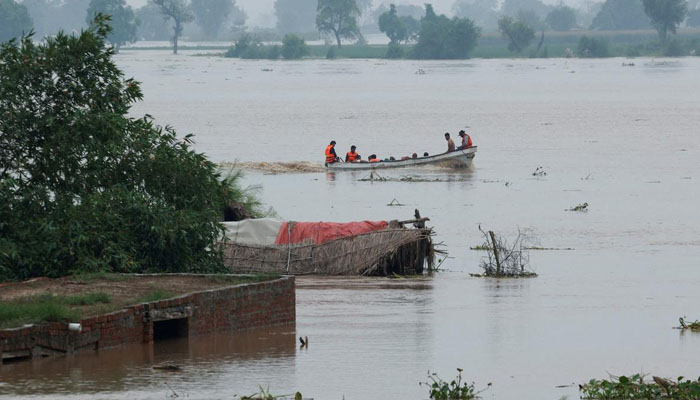 Land erosion due to Sutlej water in Pakpattan