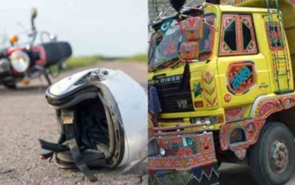 One person dies after high-speed dumper overturns on M-9 Motorway in Karachi
