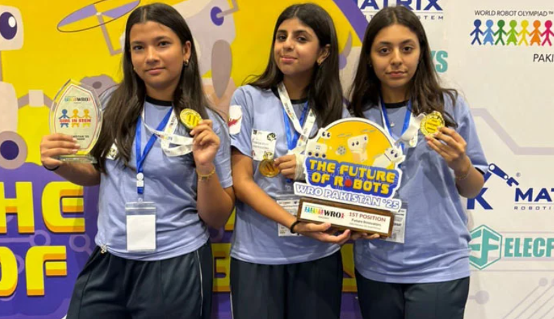 Pakistan's girls' team qualifies for the World Robotics Olympiad for the first time in history