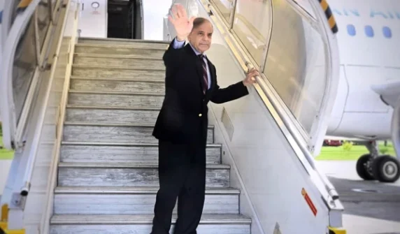 Prime Minister Shehbaz Sharif leaves for Qatar