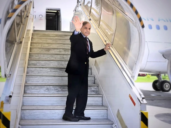Prime Minister Shehbaz Sharif leaves for Qatar