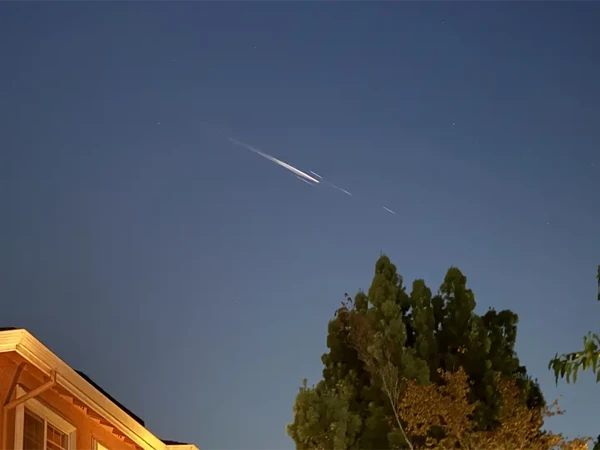 Suspected meteorite falling in America