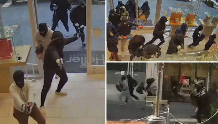Suspects steal $1 million worth of jewelry from a jewelry store