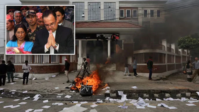 Wife of former Nepal PM whose house was burnt alive, undergoing treatment in hospital