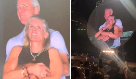 famous Coldplay concert scandal has emerged