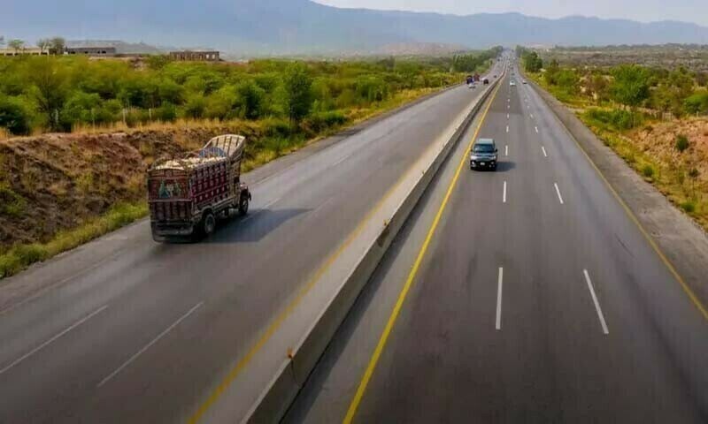 new motorway from Karachi to Hyderabad