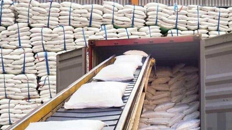 one hundred thousand tons of sugar