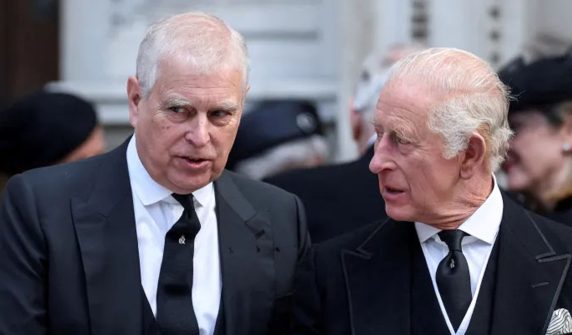 King Charles strips brother Prince Andrew of his title of 'Prince'