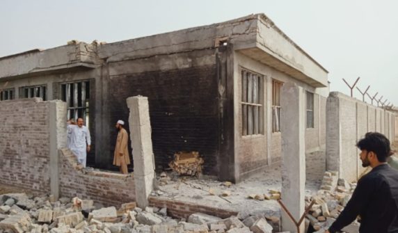 Unidentified persons blow up girls' school in Tank