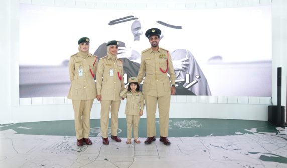 Dubai Police fulfills young girl's wish to become a 'police officer'