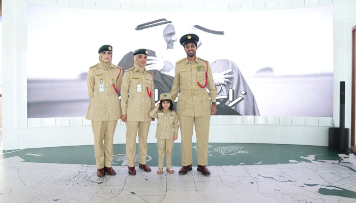 Dubai Police fulfills young girl's wish to become a 'police officer'