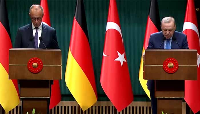 Turkish President criticized in press conference