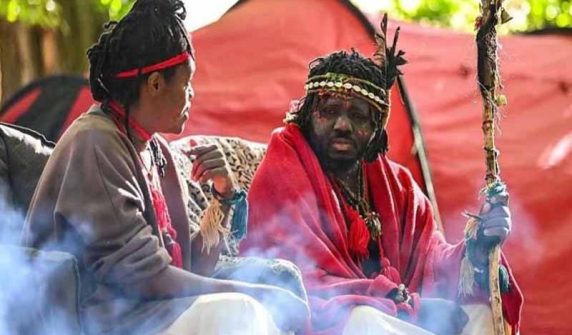 African tribe of claimants arrested