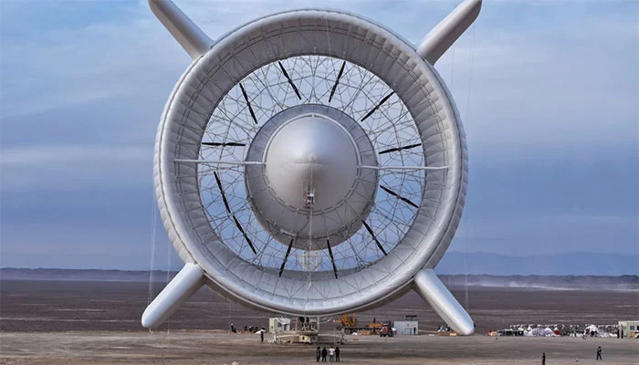 China has developed the world's first flying wind turbine