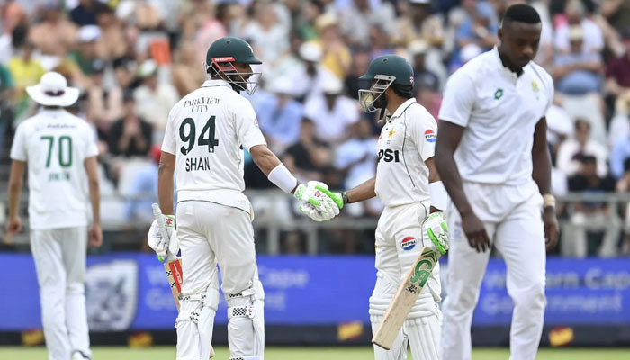 Pakistan were bowled out for 378