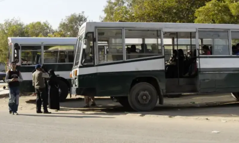 Student dies after being hit by Karachi University bus