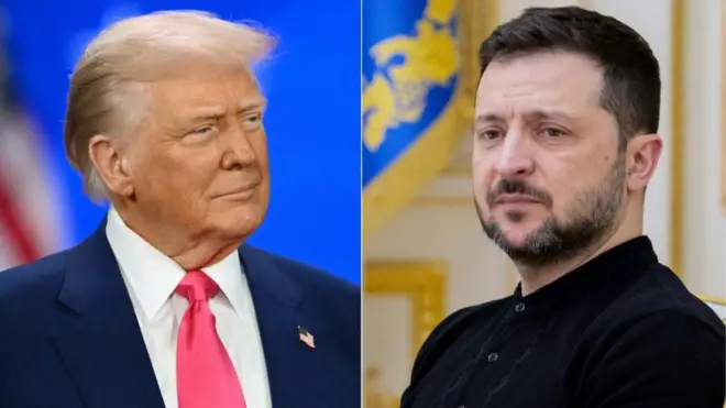 Trump urges Ukrainian president