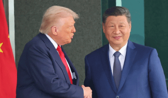 US and Chinese presidents meet