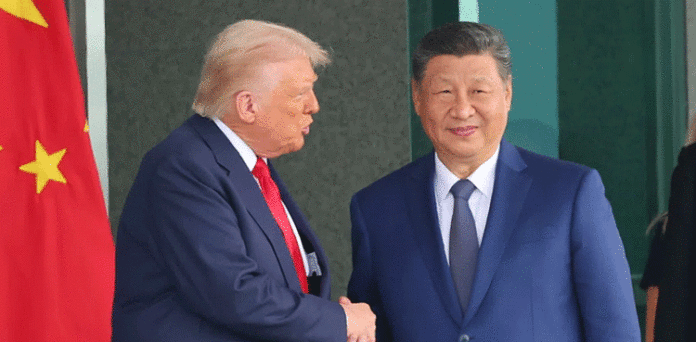 US and Chinese presidents meet