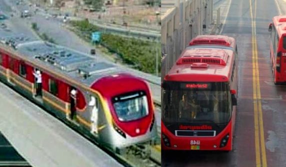 Orange Line train and Lahore Metro service routes restricted