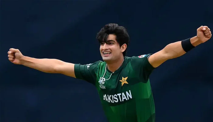 Firing at the room of national cricket team fast bowler Naseem Shah