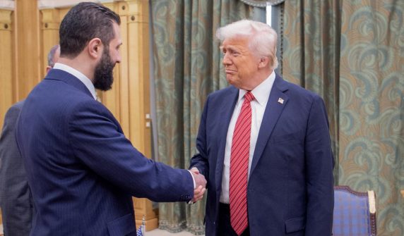 Ahmed al-Sharaa meets with Trump,