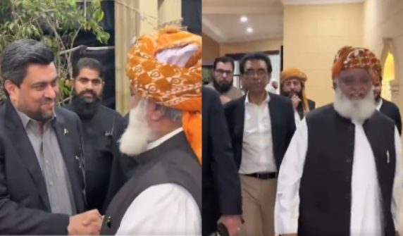 MQM delegation meets Maulana Fazlur Rehman