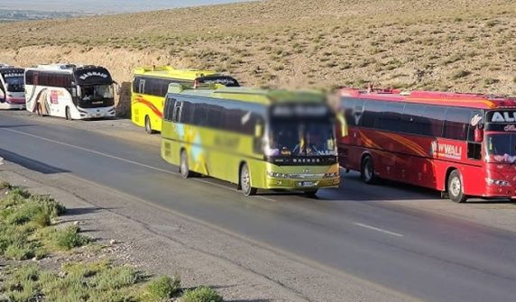 Passenger bus service suspended for 3 days across Balochistan