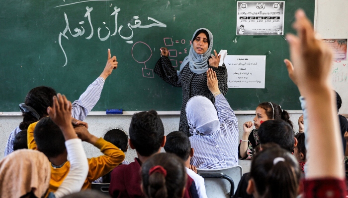 11 Palestinian girls top inter-school exams